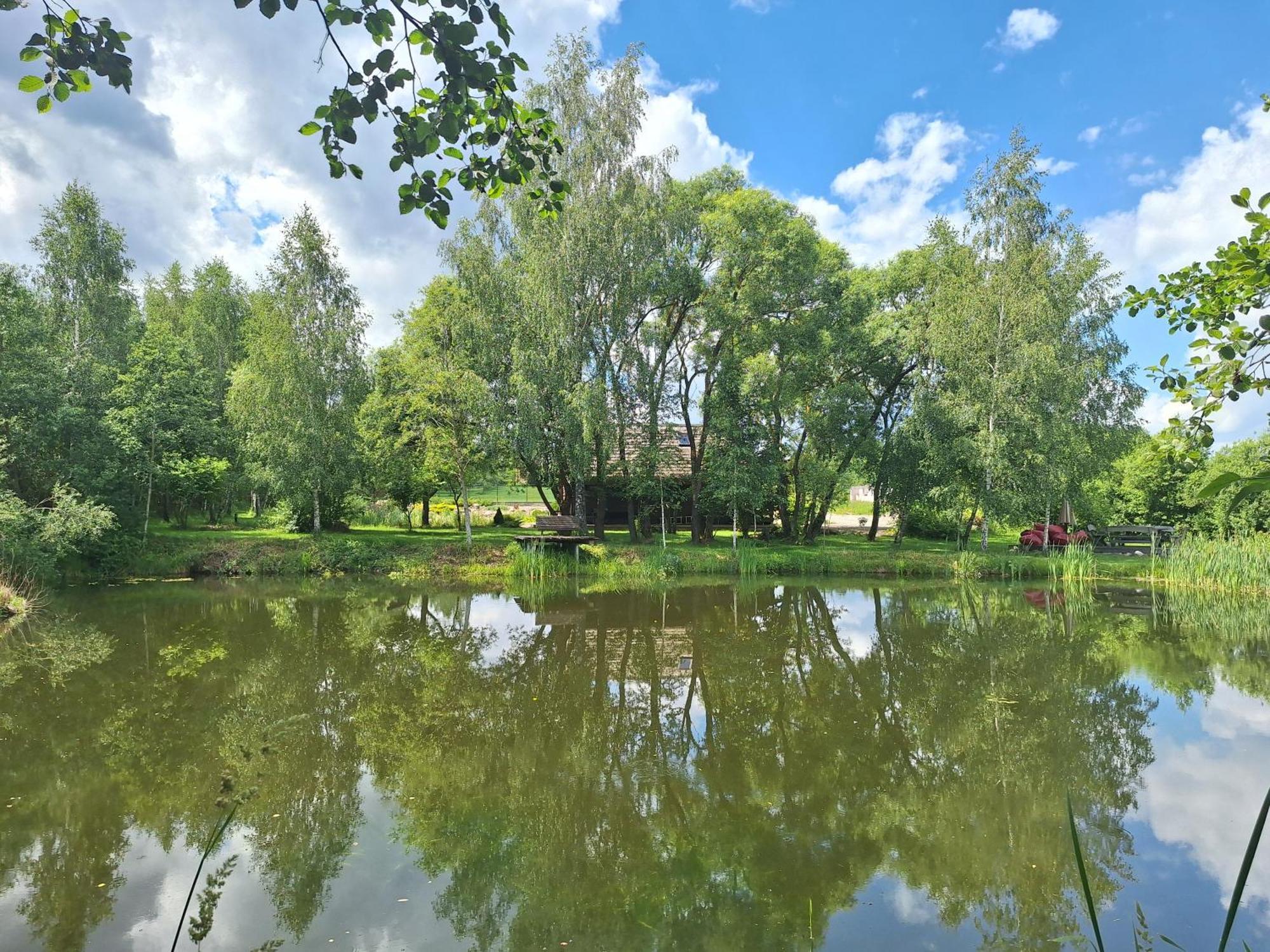 Akmeninis Bebras Villa Zemaiteliai ภายนอก รูปภาพ